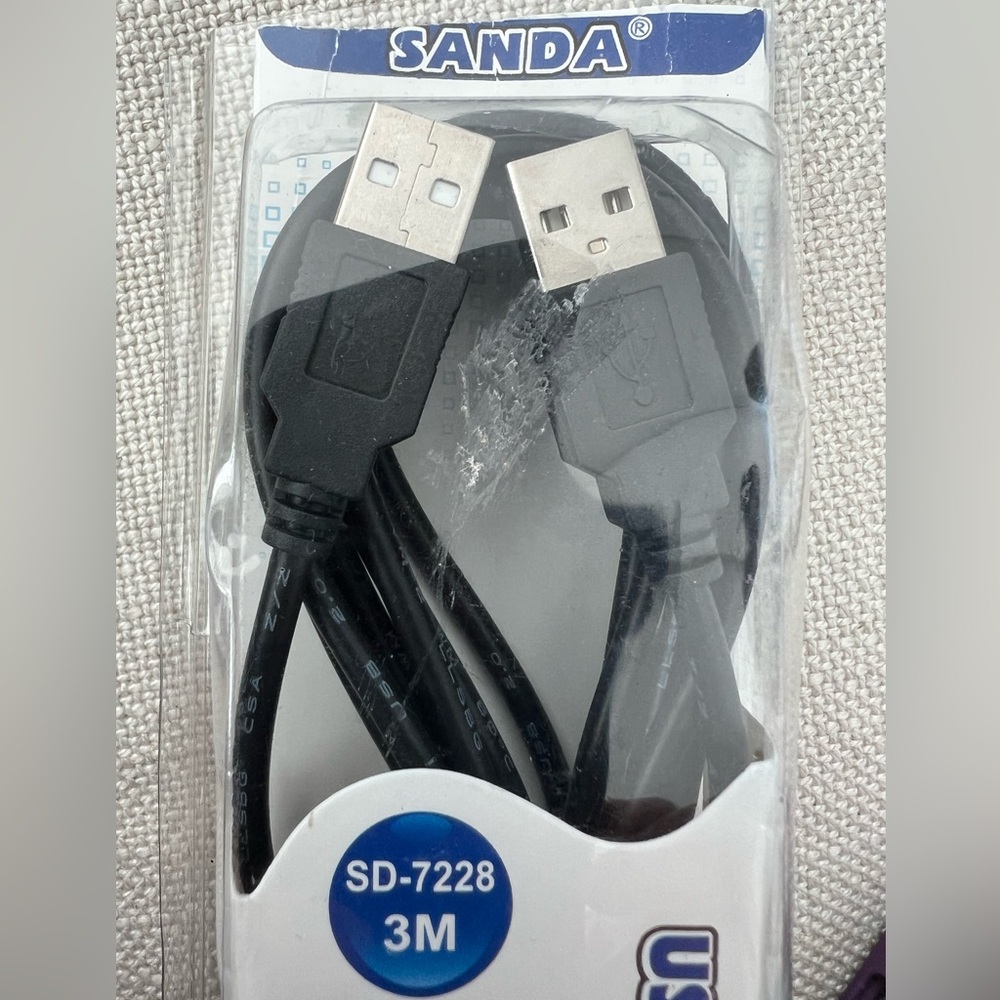 USB extension cable x1 SD-7228 3M New open box